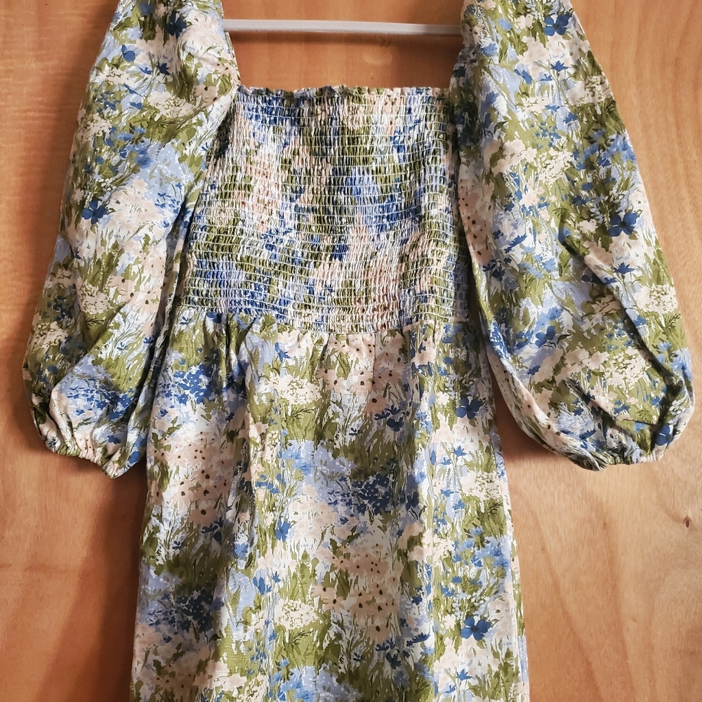 NWT Reformation Gresyon Linen Dress Size Small